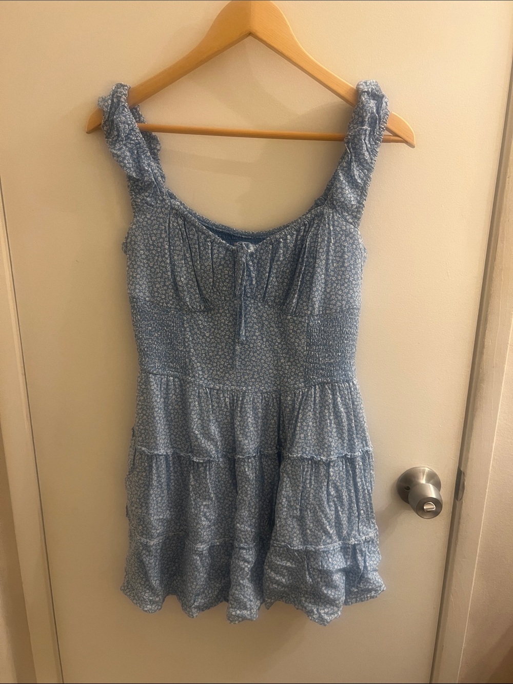 Hollister Blue Floral Sundress